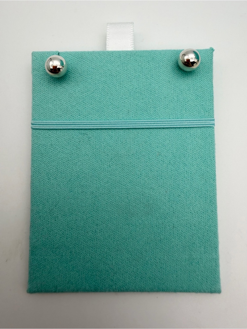 Tiffany & Co. 8mm hardware ball studs in sterling silver